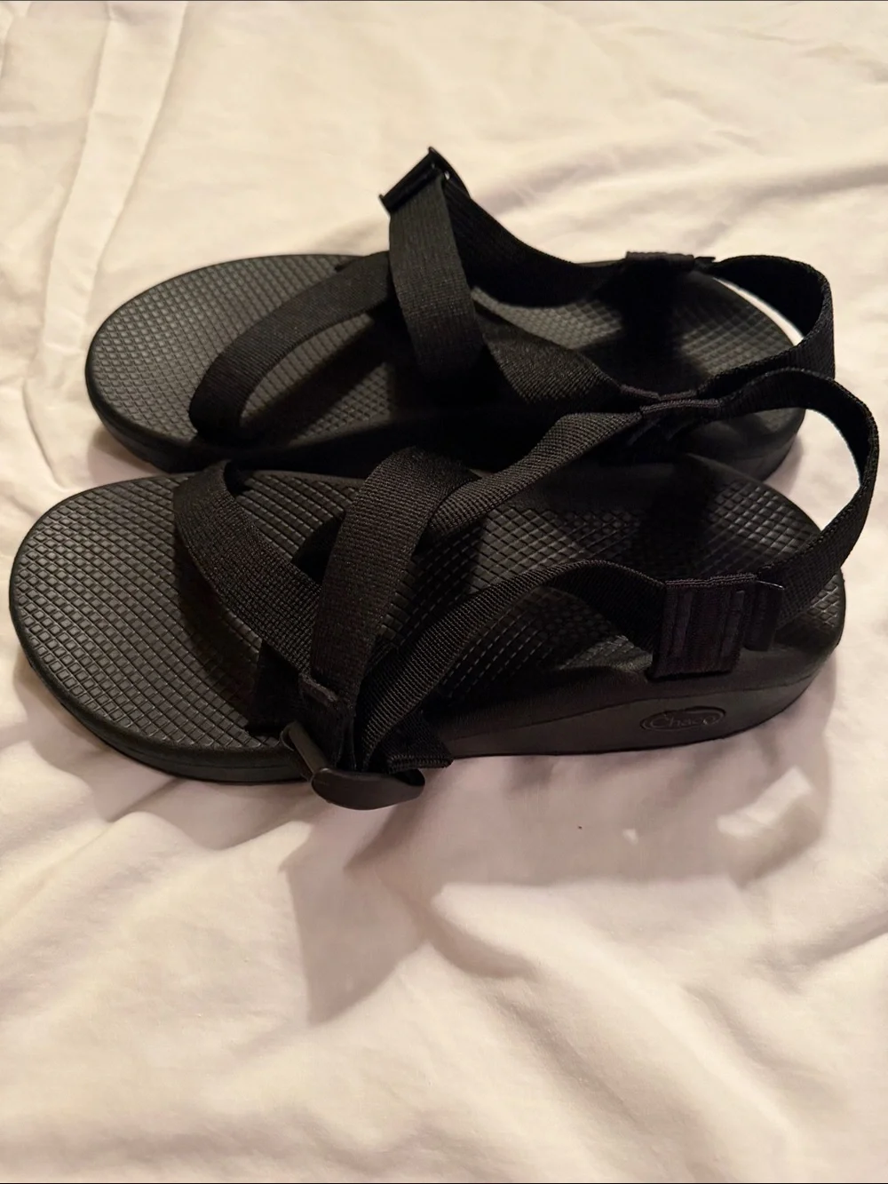 Chaco Black Treaded Outdoor Sandal Sole - Picture 6 of 7